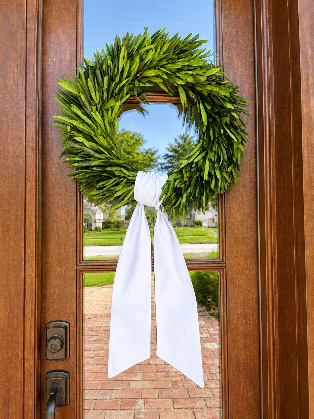 Thick Cotton Wreath Sash