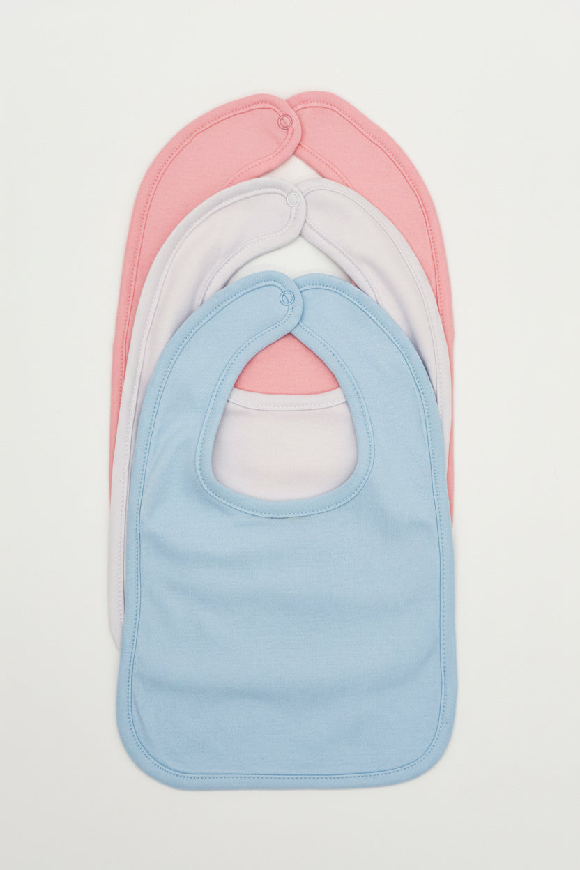 Blue Cotton Bib
