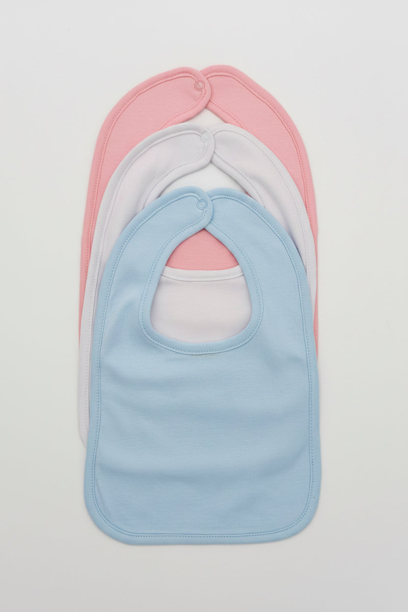 White Cotton Bib