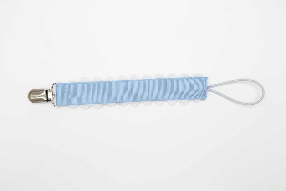 Baby Blue Pacifier Clip