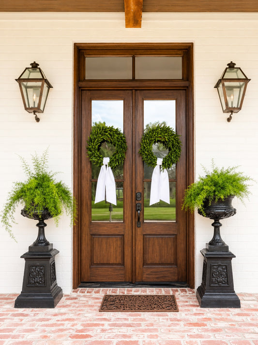 Cotton Wreath Sash