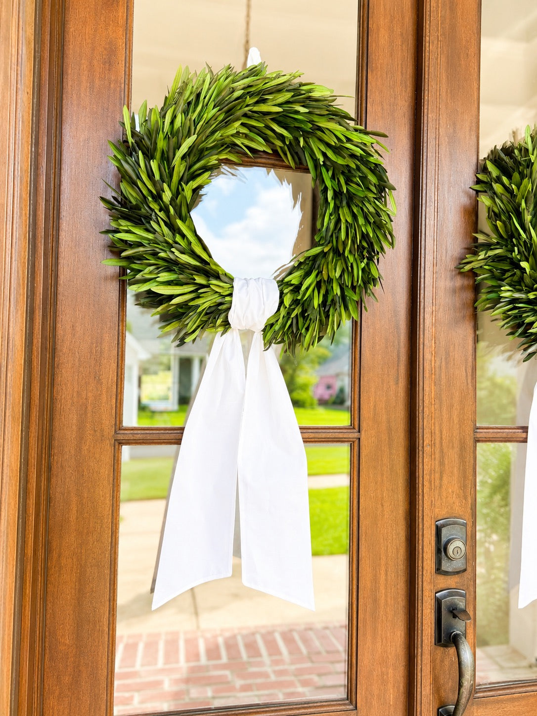 Cotton Wreath Sash