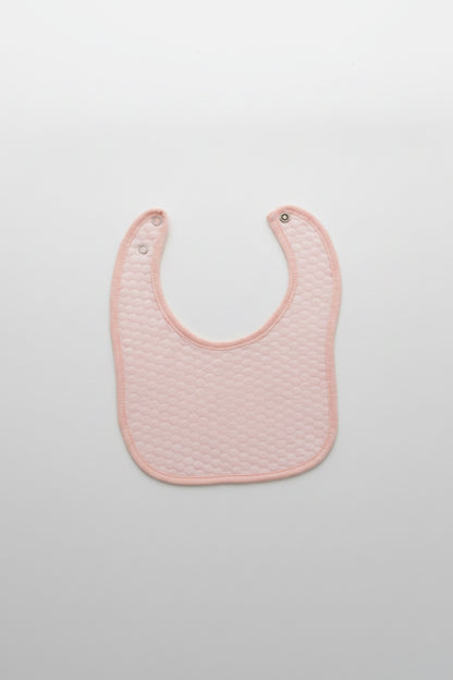 Pink Quilted Cotton Bib