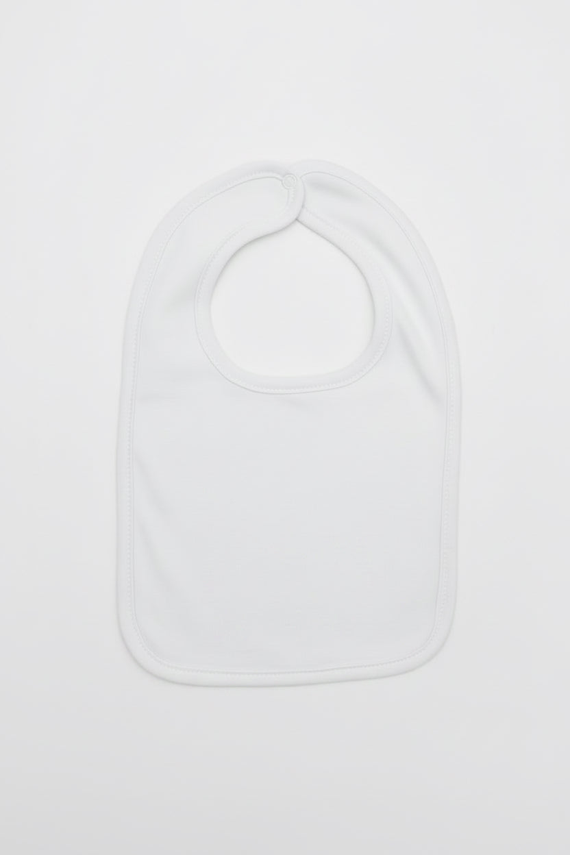 White Cotton Bib
