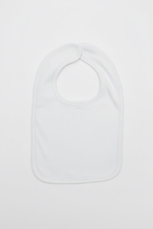 White Cotton Bib