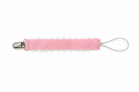 Pink Pacifier Clips