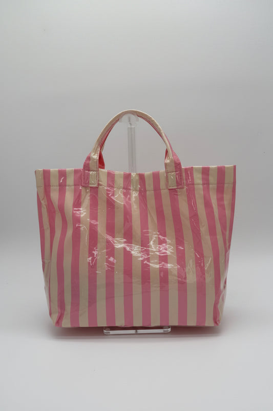 Pink and Cream PVC Tote