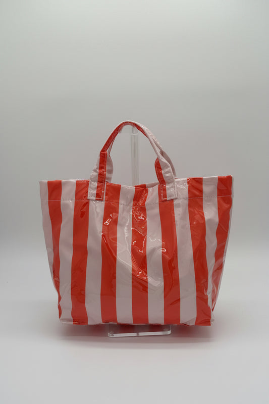 Light Pink and Orange PVC Tote