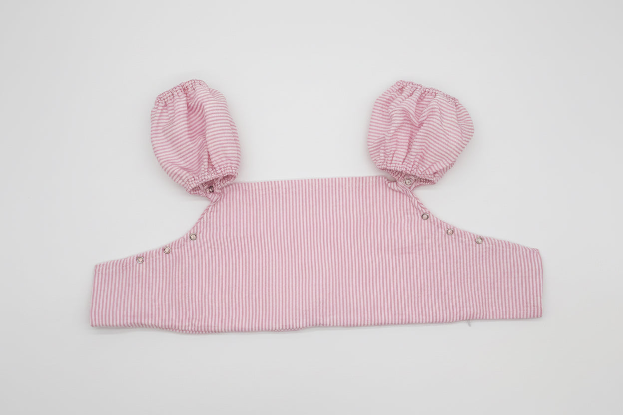 Pink Seersucker Puddle Jumper Cover