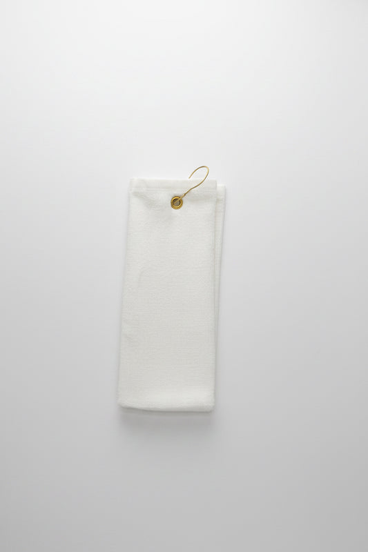 White Golf Towel