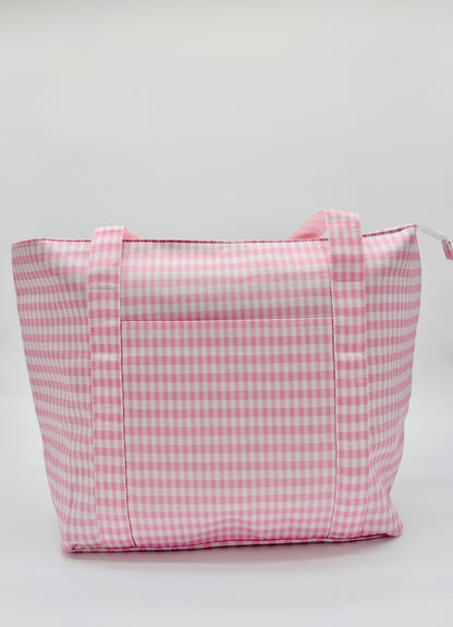 Pink Square Wipeable Tote
