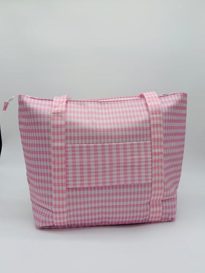 Pink Square Wipeable Tote