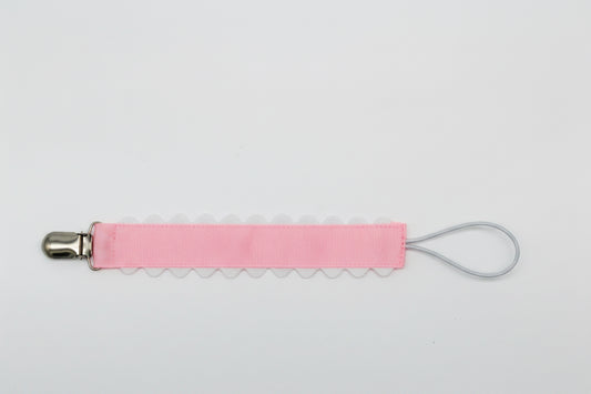 Baby Pink Pacifier Clip
