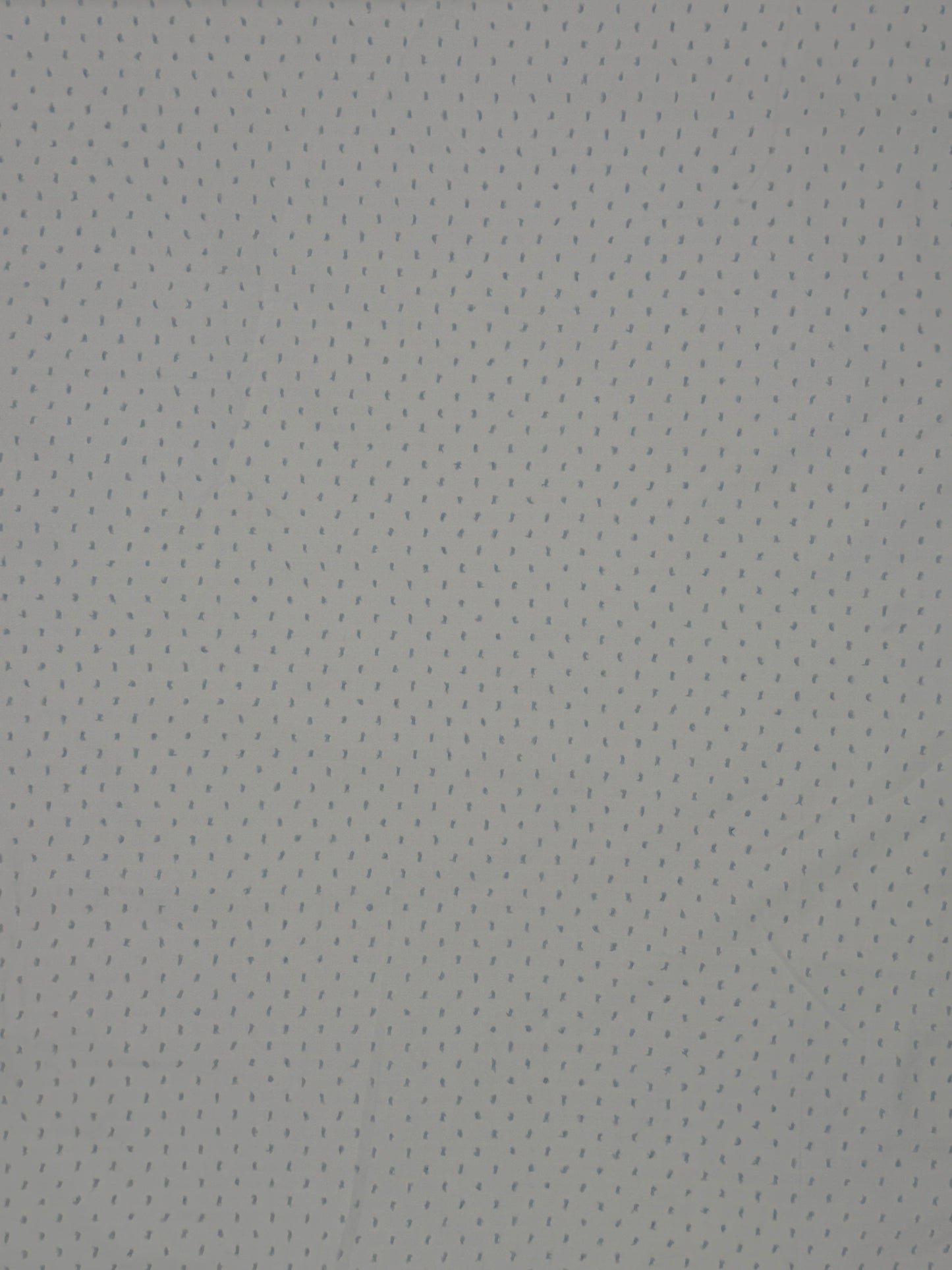 White Fabric with Blue Swiss Dot