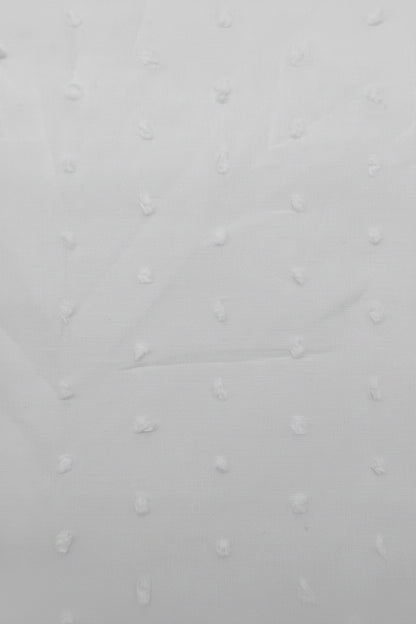 White Swiss Dot Fabric