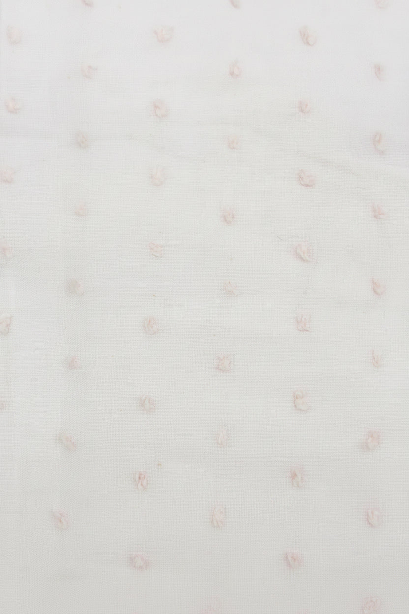 Pink Swiss Dot Fabric