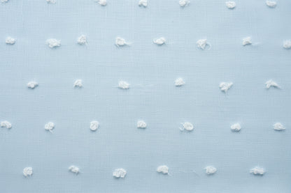Blue Swiss Dot Fabric